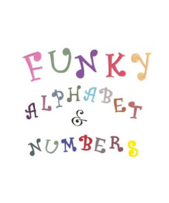 Ausstecher Set - Alphabet & Zahlen (Funky)