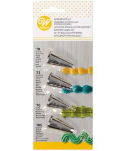 Wilton Spritztülle - Tip Ränderdekorier 4/Set