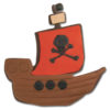 Ausstecher - Piratenschiff