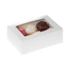 6er Cupcake Box - weiss