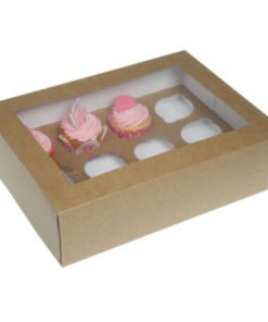 Cupcake Box - Kraftpapier