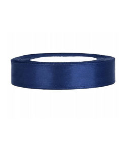 Satinband - blau, 12mm
