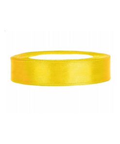 Satinband - gelb, 12mm