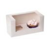 2er Cupcake Box - weiss