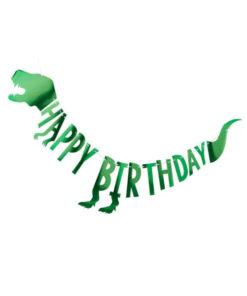 Girlande Happy Birthday - Dinosaurier