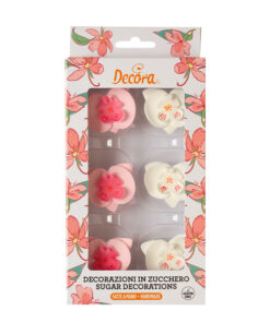 Zuckerdekor Blumen Orchideen