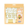Cake Topper Ausstecher - Happy Birthday Modern