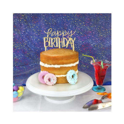 Cake Topper Ausstecher - Happy Birthday Modern
