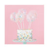 Cake Topper - Konfetti Ballons Pastell