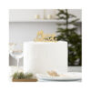 Cake Topper - Merry Christmas, gold
