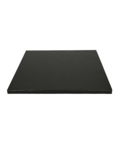 Tortenplatte - quadratisch (30cm) schwarz