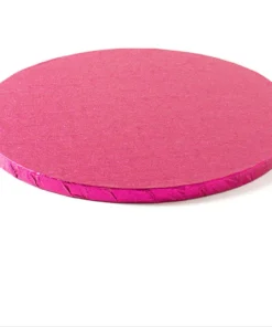 Tortenplatte - rund (30cm) pink dunkel