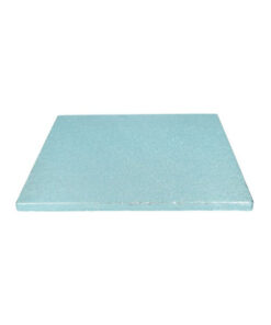 Tortenplatte - quadratisch (30cm) hellblau