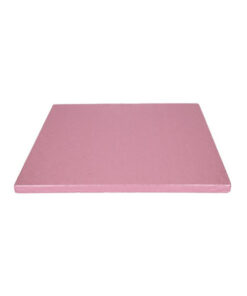 Tortenplatte - quadratisch (30cm) rosa