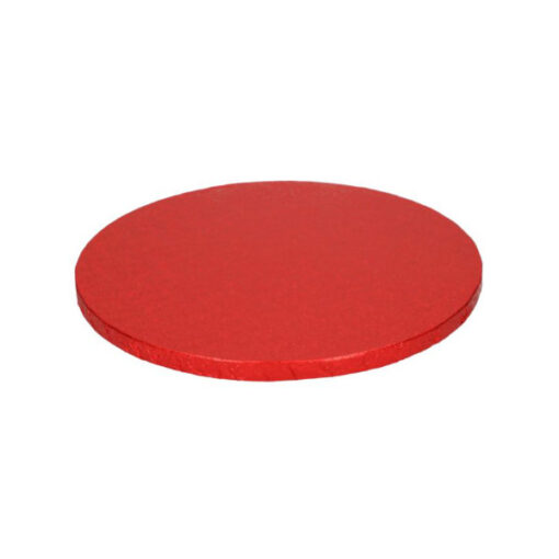Tortenplatte - rund (25cm) rot