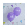 Ballon lila - Happy Birthday