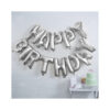 Ballon - Happy Birthday silber