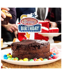 Cake Topper Happy Birthday blinkend