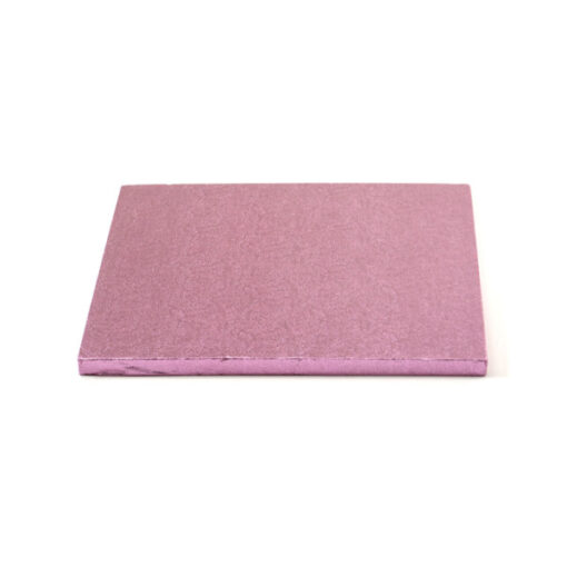Tortenplatte - quadratisch rosa 35cm