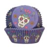 Papierbackförmchen Halloween violett
