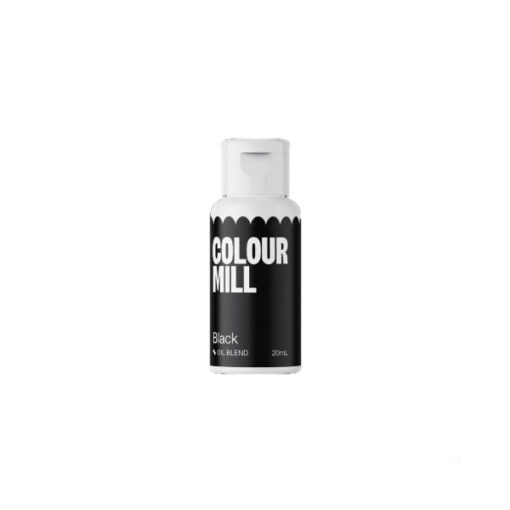 Colour Mill Lebensmittelfarbe auf Öl-Basis - schwarz 20 ml