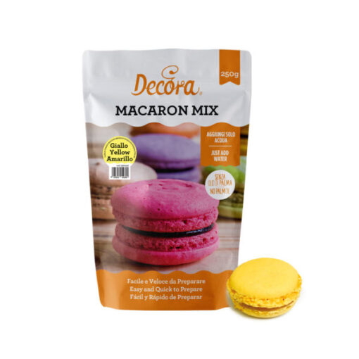 Macarons Mix gelb von Decora