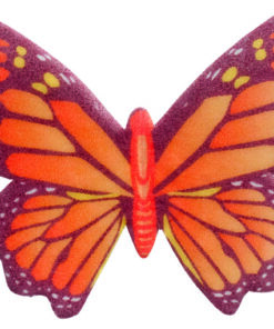 Schmetterlinge aus Esspapier braun