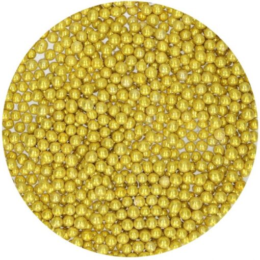 Zuckerperlen metallic gold