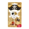 Totenkopf Kerze Pirat