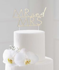 Mr&Mrs Cake Topper