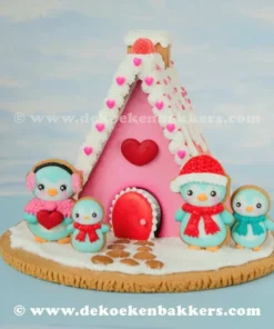 Small A-Frame Gingerbread House Cutter Set