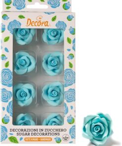 Decora Zuckerblumen klein blau