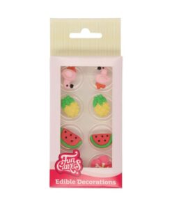 Zuckerdeko Ananas und Flamingo