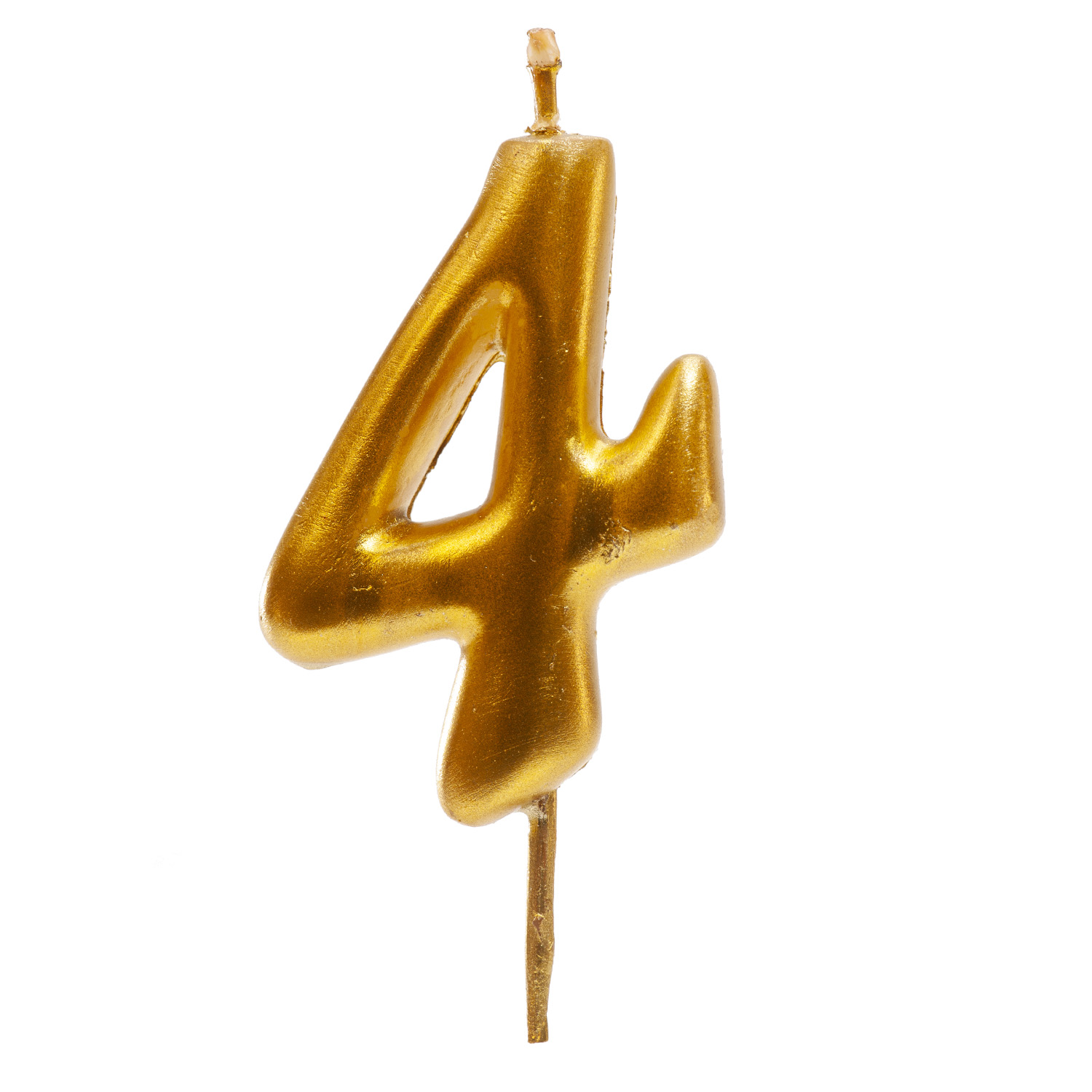 Kerze 4 Gold