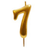 Kerze 7 Gold