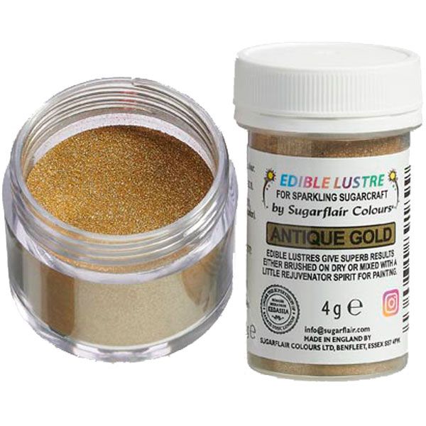 Sugarflair Edible Lustre Antique Gold,