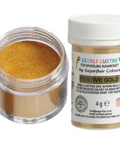 Sugarflair Edible Lustre Festive Gold