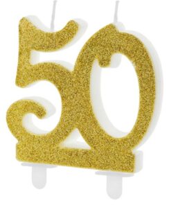 Kerze 50 gold
