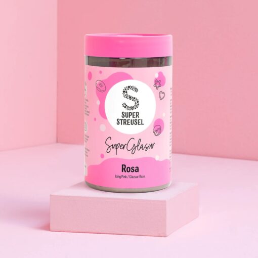 Super Glasur rosa glimmer