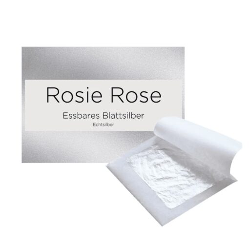 Blattsilber Rosie Rose