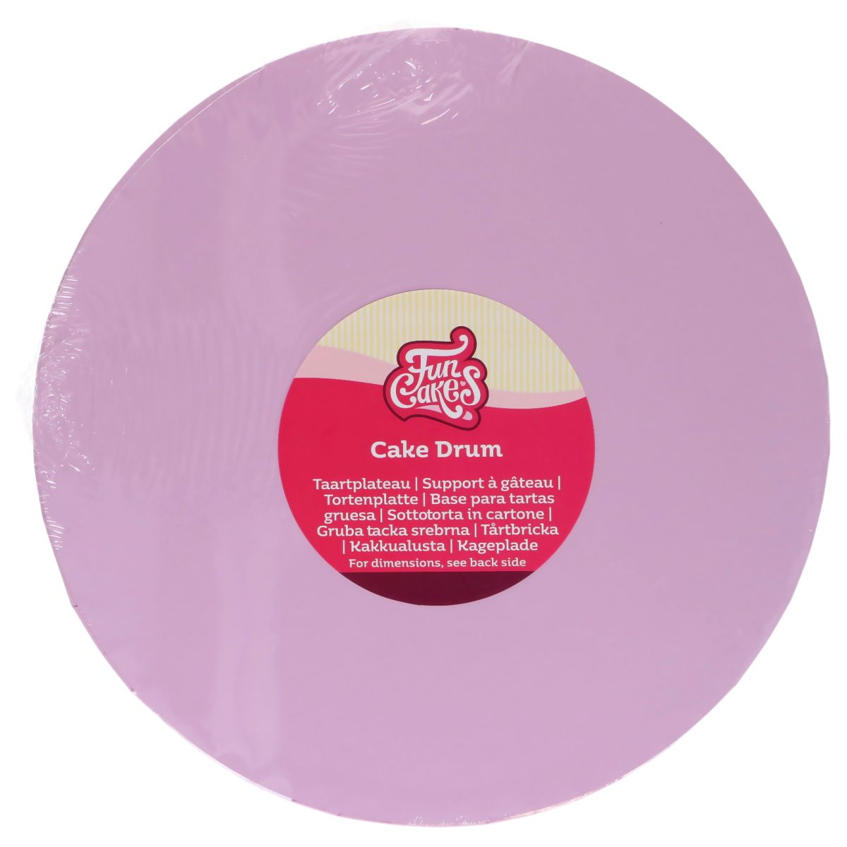 Tortenplatte - rund (30cm) Pastel Pink