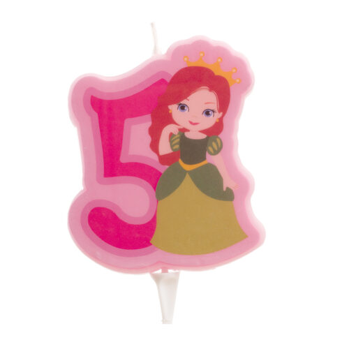 Geburtstagskerze Prinzessin 5