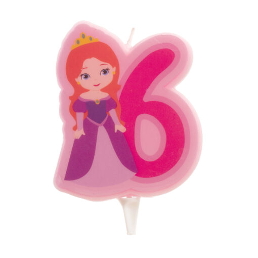 Geburtstagskerze Prinzessin 6