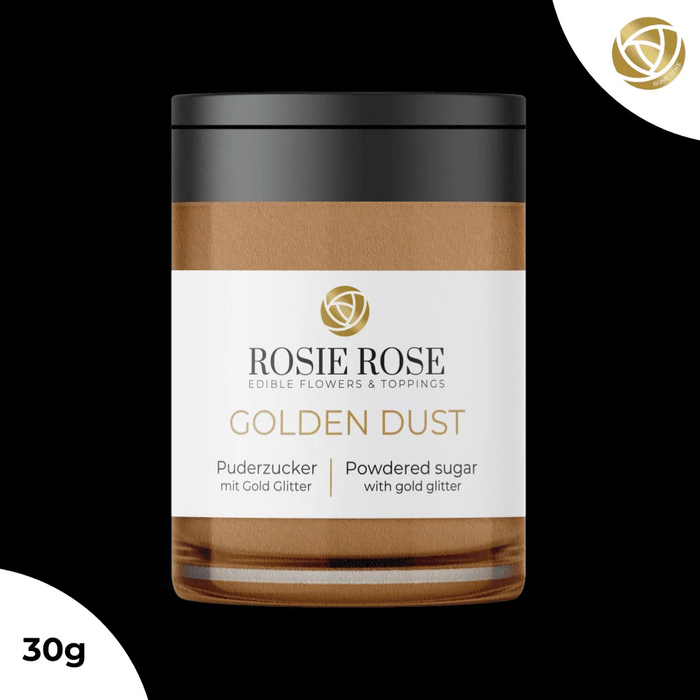 Glitzer Gold pulver Rosie Rose