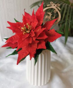 Weihnachtsstern aus Blütenpaste