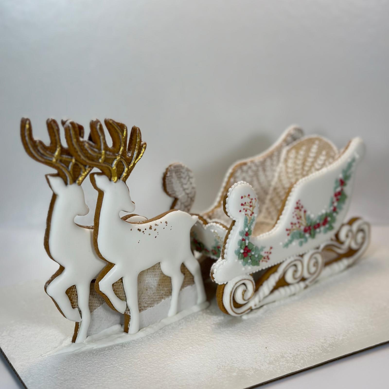 Royal Icing Deluxe: Santa’s Schlitten & Rentiere mit Manuela Taddeo