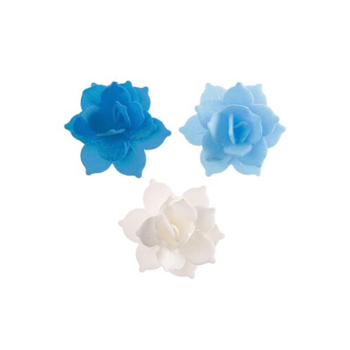 Wafer Paper Wasserlilien blau