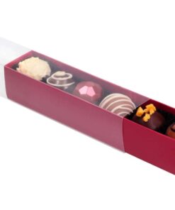 Trüffelstange für 6 Trüffel, ruby