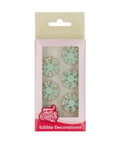 FunCakes Dekorationen aus Zuckerpaste Schneeflocken Set/12