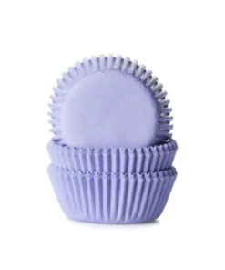 Papierbackförmchen - lila mini